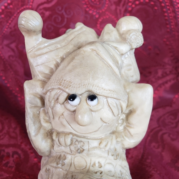 Vtg Berries Sillisculpt Figure Happiness Under My Covers 1970 USA Stocking Stuff - Picture 2 of 12